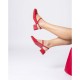 Zapatos Mujer Wonders Vesna  D-1222 Rojo
