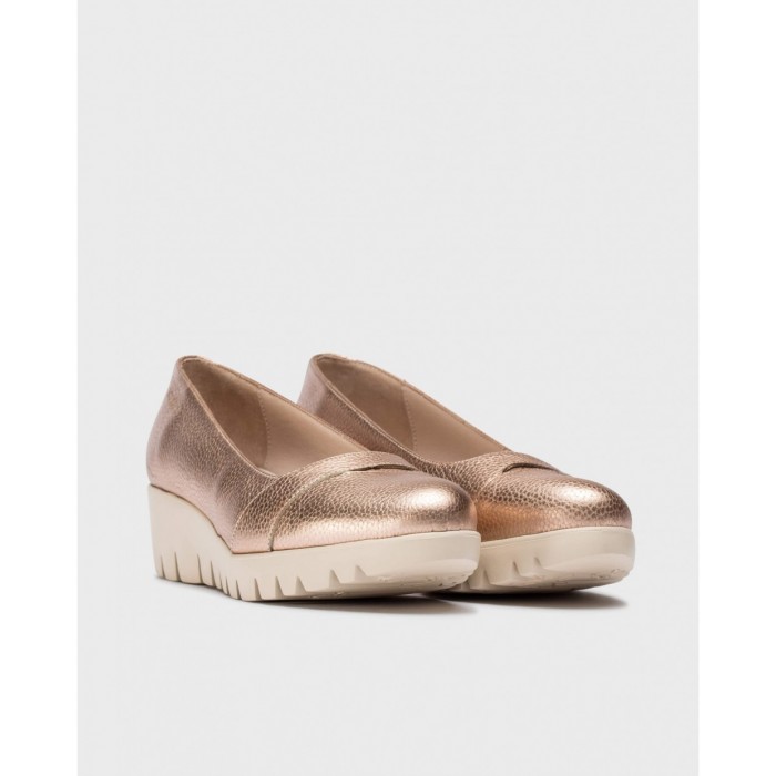 Zapatos Mujer Wonders Alira C-33333 Oro Rosa