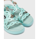 Sandalias Mujer Wonders Darya C-6542 Azul Celeste