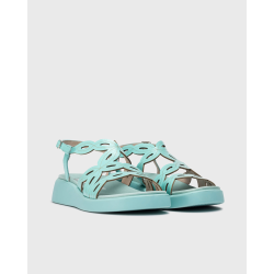 Sandalias Mujer Wonders Darya C-6542 Azul Celeste
