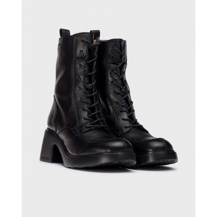 Botines Mujer Wonders Eme E-7105 Negro