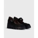 Merceditas Plataforma de Mujer Wonders Valentina G-7003 Negro