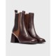 Botines Mujer Wonders Rori H-6403 Marrón