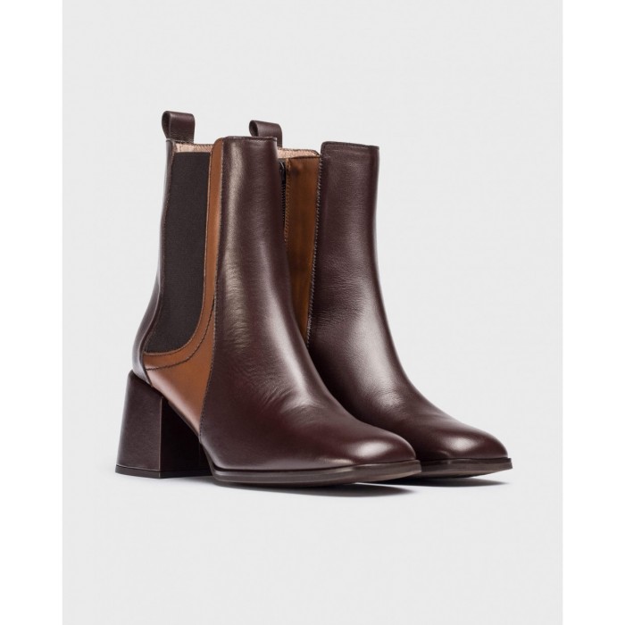 Botines Mujer Wonders Rori H-6403 Marrón
