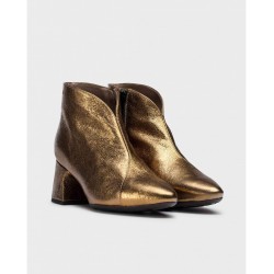 Botines Mujer Wonders Eliot I-9013 Metalizado Platino