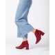 Botines Mujer Wonders Eliot I-9013 Rojo
