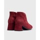 Botines Mujer Wonders Eliot I-9013 Rojo