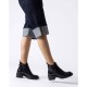 Botines Mujer Wonders Galaxia D-1402 Negro