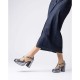 Zapatos Tacón mujer Wonders taki H-5901 Plomo
