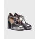Zapatos Tacón mujer Wonders taki H-5901 Plomo