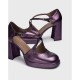 Zapatos Tacón Mujer Wonders taki H-5901 Lila