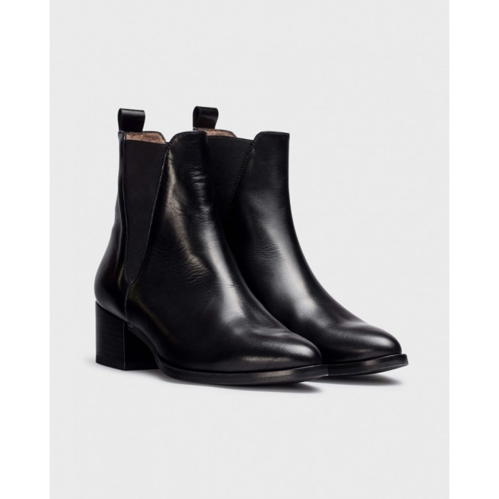 Botines Mujer Wonders Boston E-6912 Negro