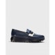 Zapatos Mocasines Mujer Wonders Materia A-2475 Azul