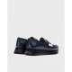 Zapatos Mocasines Mujer Wonders Materia A-2475 Azul