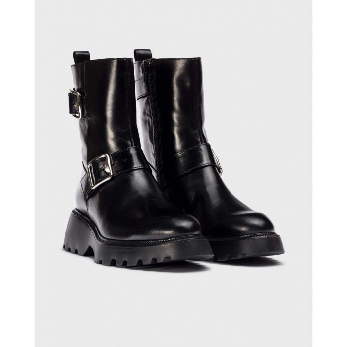 Botines Mujer Wonders Micaela C-7222 Negro