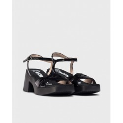 Sandalias Mujer Wonders Hura D-1021 Negro