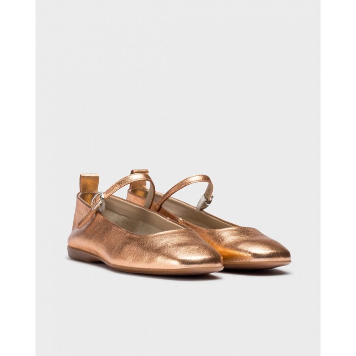 Manoletinas Mujer Wonders Seúl A-86101 Oro Rosa