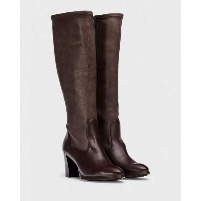 Botas Mujer Wonders Melina L-1111 Marrón