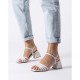 Sandalias Mujer Wonders Marcia H-6113 Blanco