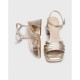 Sandalias Mujer Wonders Marcia H-6113 Platino