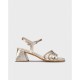 Sandalias Mujer Wonders Marcia H-6113 Platino