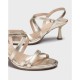 Sandalias Mujer Wonders Kaia F-8121 Platino