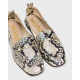 Zapatos Mujer Wonders Era A-86121 Serpiente Blanco