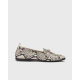Zapatos Mujer Wonders Era A-86121 Serpiente Blanco