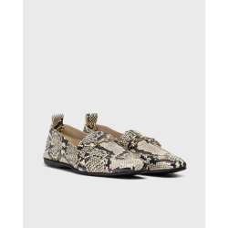 Zapatos Mujer Wonders Era A-86121 Serpiente Blanco