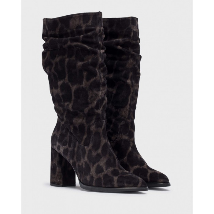 Botas Mujer Wonders Elsa M-5401 Animal Print