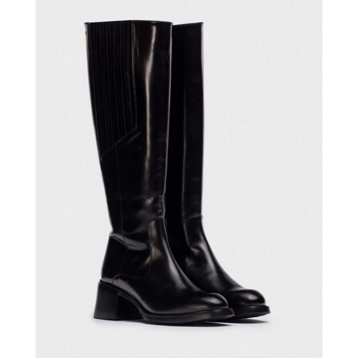 Botas Mujer Wonders Foxie G-6144 Negras