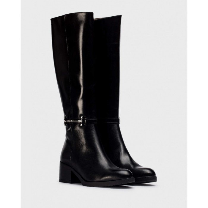 Botas Mujer Wonders Hamela G-6244 Negras