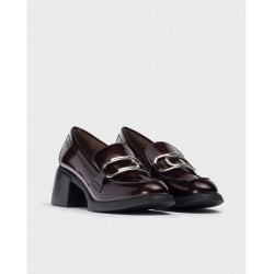 Zapatos Mocasines Mujer Wonders Kimba G-6140 Burdeos