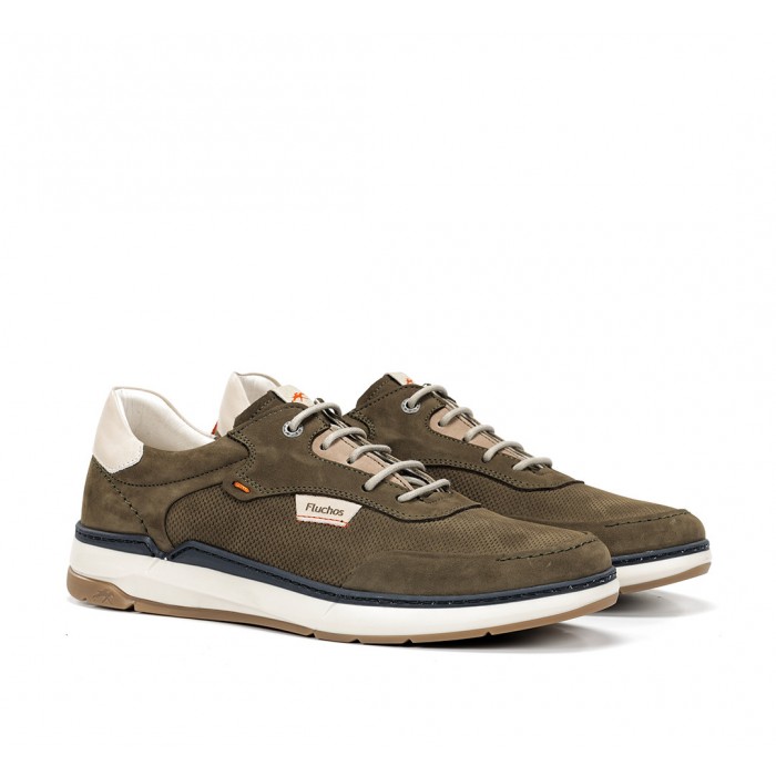 Zapatos Deportivos Hombre Fluchos jeff F2210 Verde