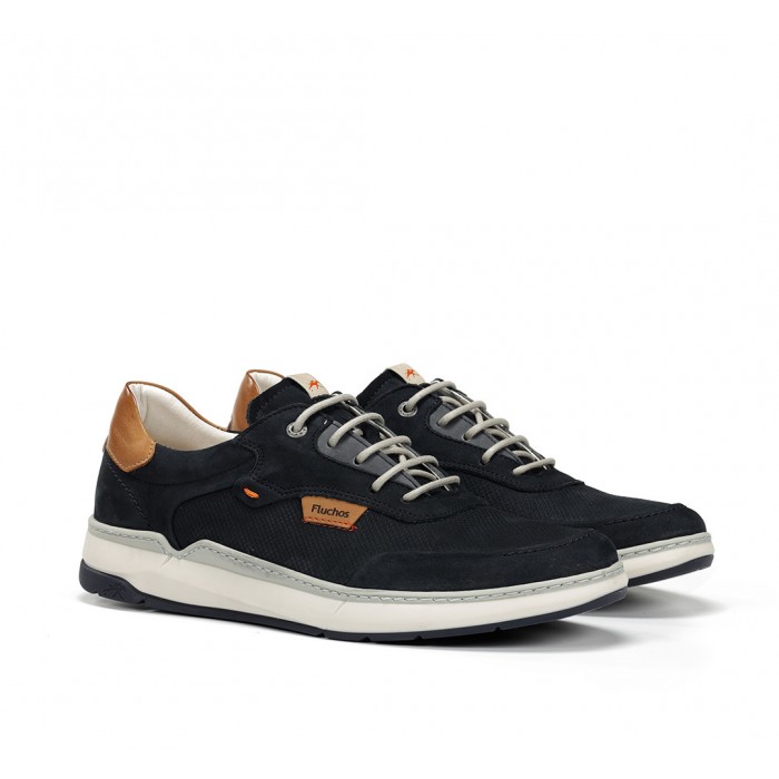 Zapatos Deportivos Hombre Fluchos jeff F2210 Azul
