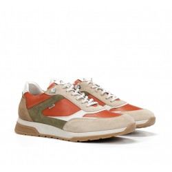 Zapatos Deportivos Hombre Fluchos Louis F2192 Naranja