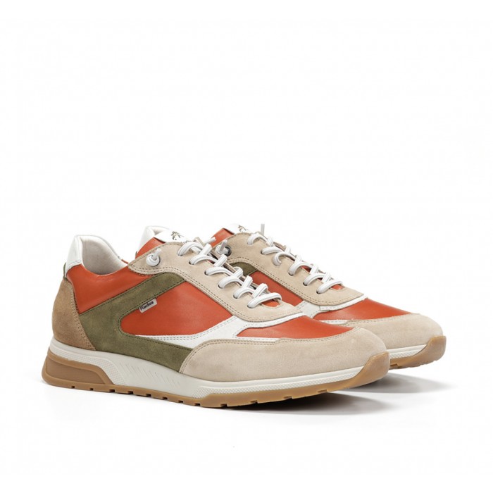 Zapatos Deportivos Hombre Fluchos Louis F2192 Naranja