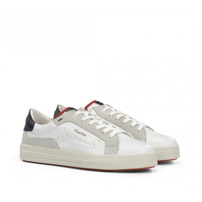 Zapatos Deportivos Hombre Fluchos Nemo F2216 Blanco