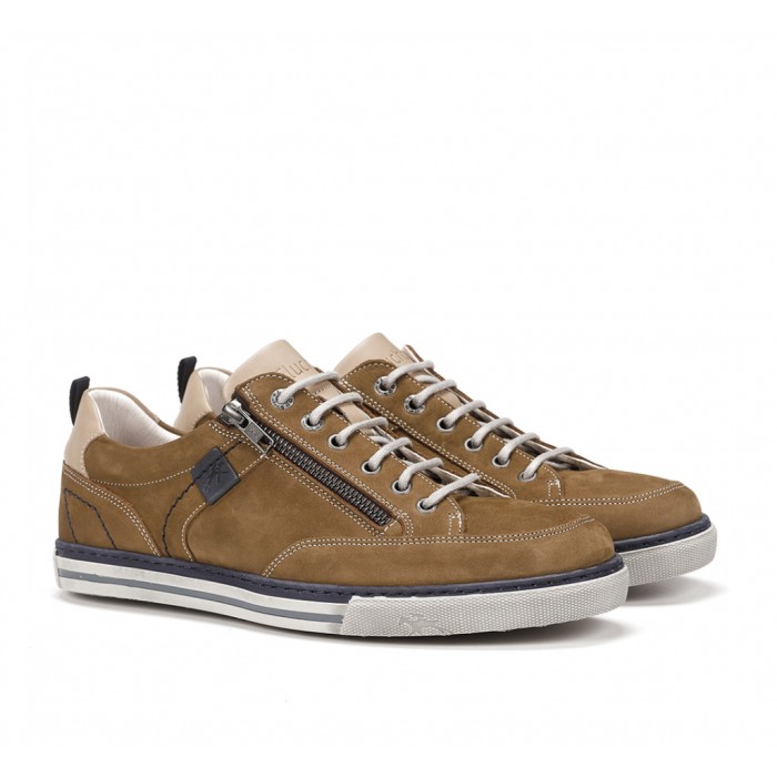 Zapatos Deportivos Hombre Fluchos Quebec 9376 Verde Nobuck