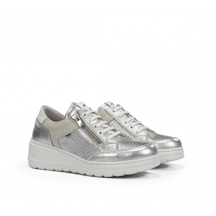 Deportivos Mujer Fluchos Aqua F2173 Plata