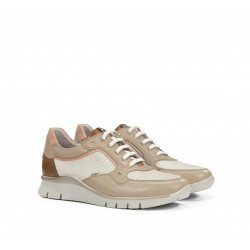 Deportivos Mujer Fluchos Unión F2177 Taupe