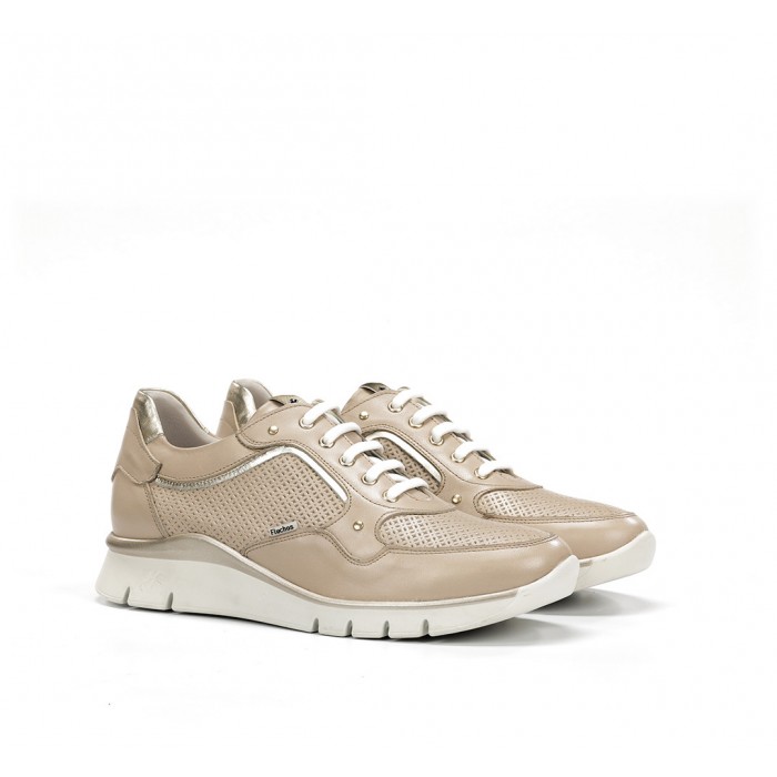 Deportivos Mujer Fluchos Unión F2175 Taupe