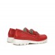 Zapatos Mocasines Mujer Fluchos Gladis F1936 Rojo
