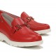 Zapatos Mocasines Mujer Fluchos Gladis F1936 Rojo