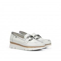 Mocasines Mujer Dorking India  D9298 Blanco