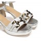 Sandalias Mujer Dorking Lyra D9253 Plata