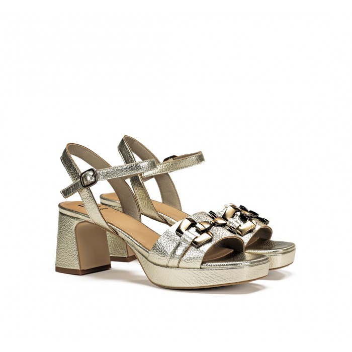 Sandalias Mujer Dorking Lyra D9253 Dorado