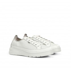 Deportivos Mujer Fluchos Pompas F2123 Blanco