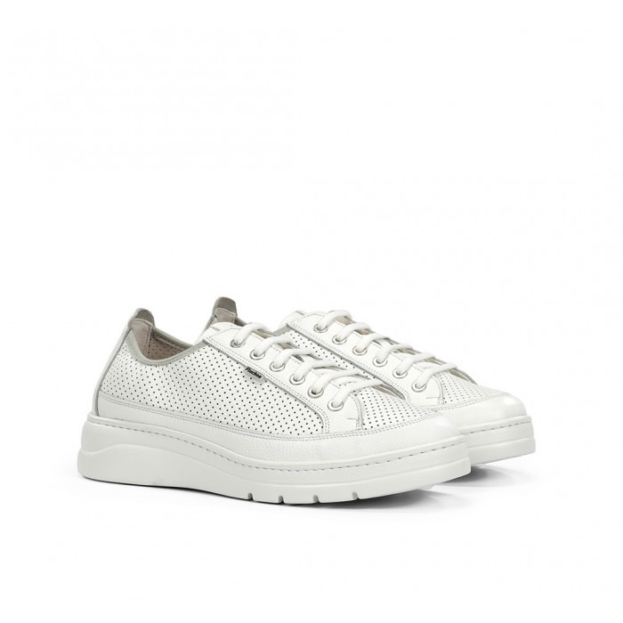 Deportivos Mujer Fluchos Pompas F2123 Blanco