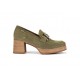 Zapatos Tacón Mujer Dorking Cristel D9438 Verde